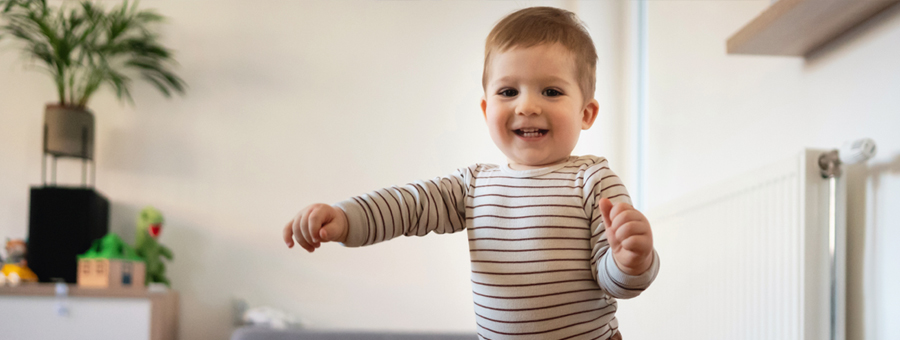 Baby walking