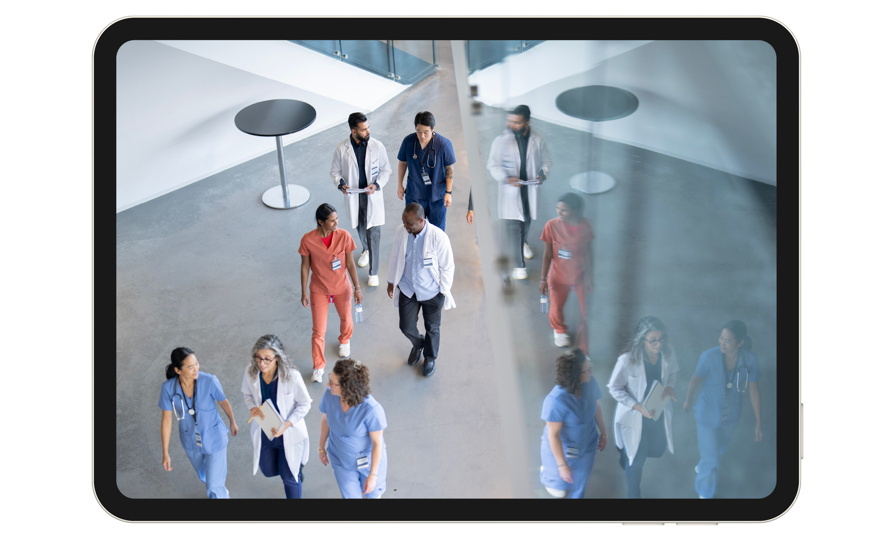 A group of heath care workers.
